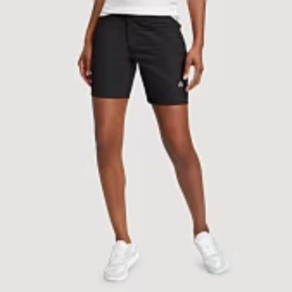 Women's Eddie Bauer First Ascent Guide Pro Hiking Shorts in Black size 8 - Picture 1 of 10